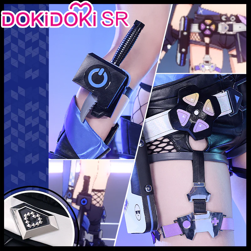 【Ready For Ship】DokiDoki-SR Game Honkai: Star Rail Cosplay Silver Wolf Costume / Shoes - Image 4
