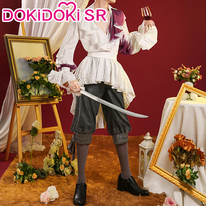 DokiDoki-SR Game Identity V Cosplay Joseph Desaulniers Costume / Wig Hangover Photographer idv