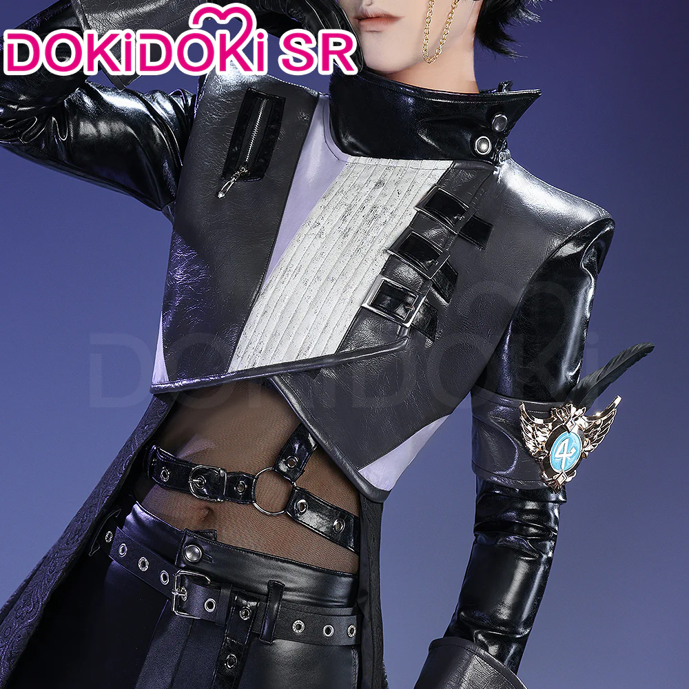 DokiDoki-SR Game Identity V Copslay Seer Eli Clark Costume Noir idv - Image 2