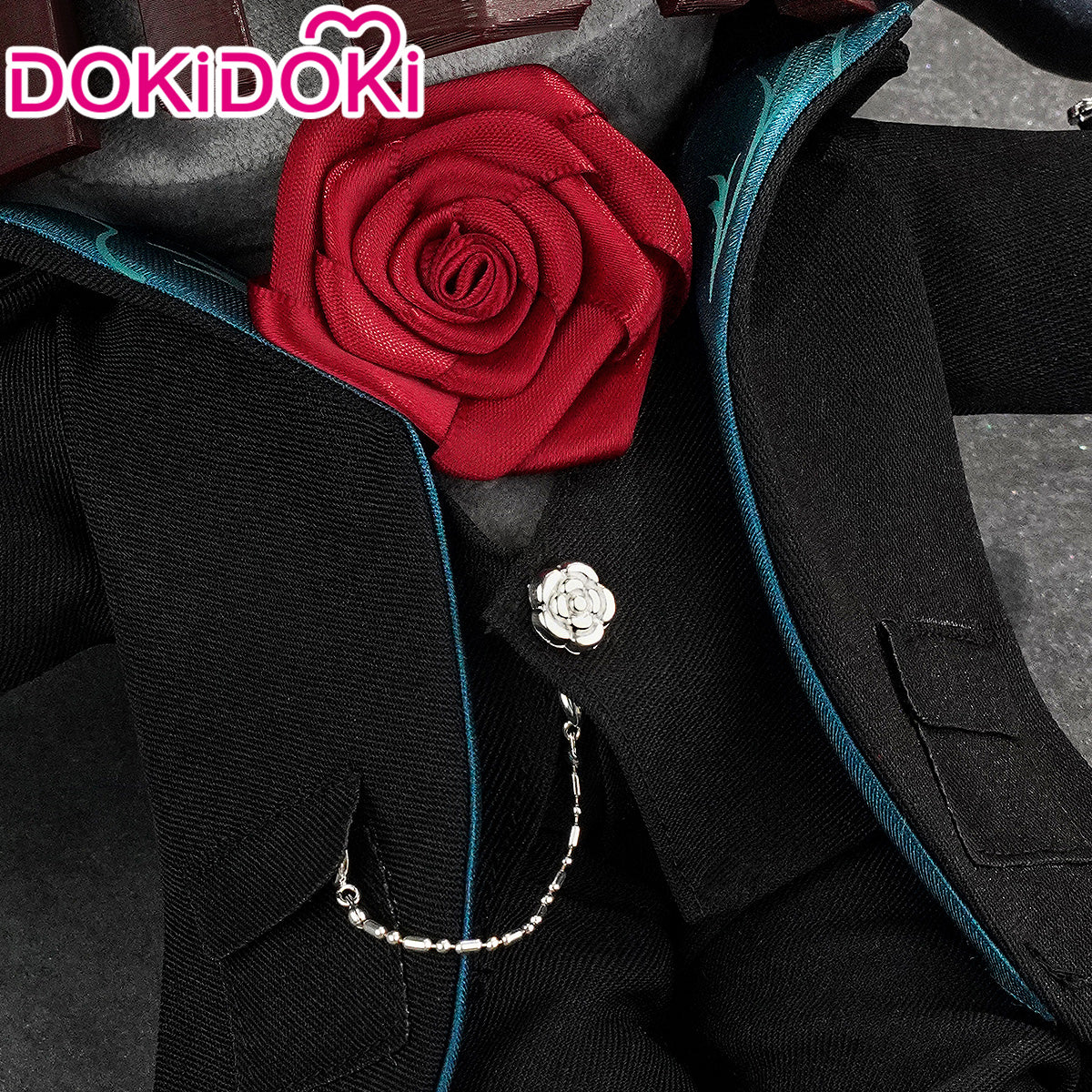 DokiDoki-SR Game Identity V Cosplay Little Girl Miss Pomegranate Plate Costume / Doll / Wig idv - Image 10