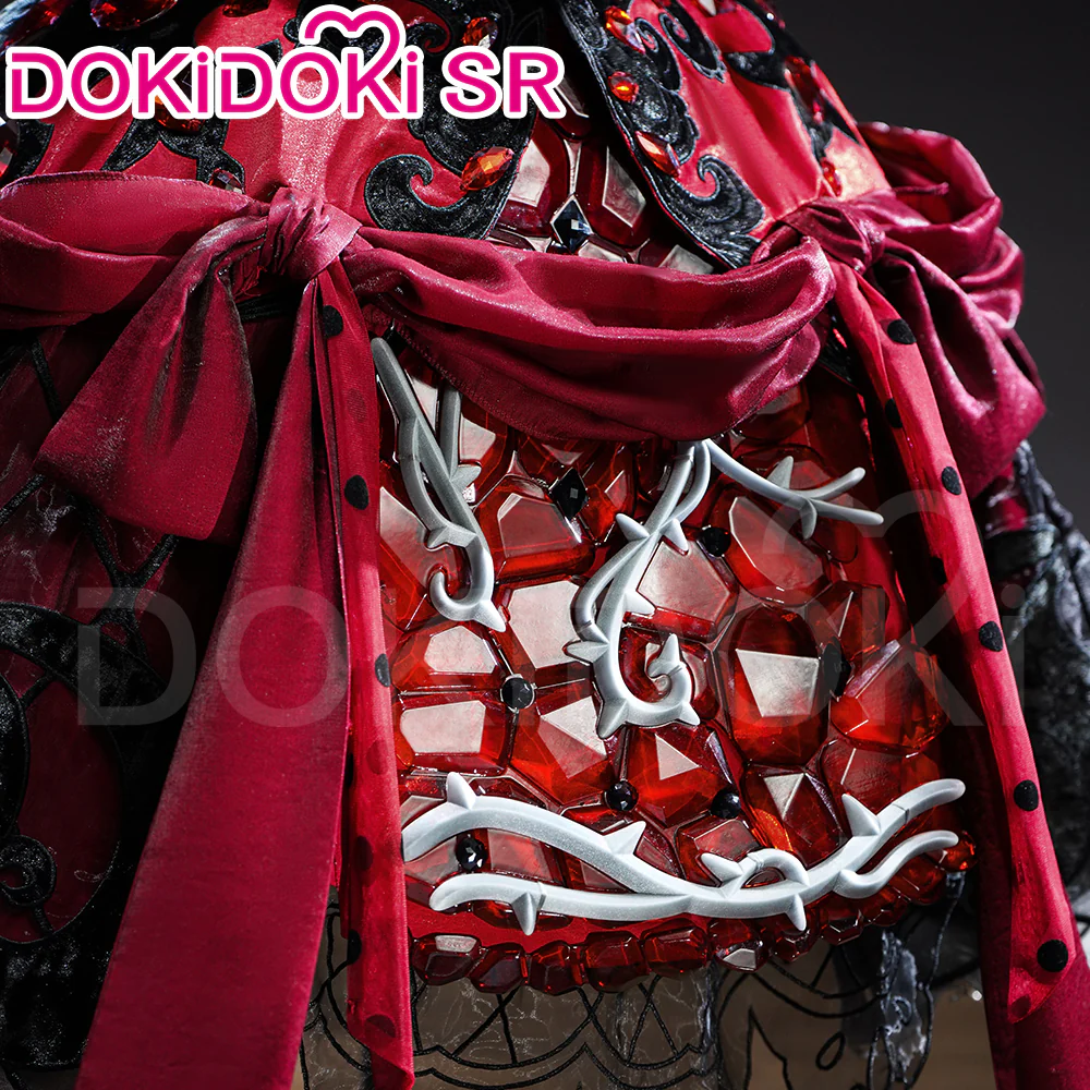 DokiDoki-SR Game Identity V Cosplay Little Girl Miss Pomegranate Plate Costume / Doll / Wig idv - Image 3