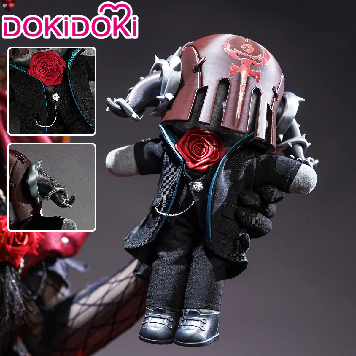 DokiDoki-SR Game Identity V Cosplay Little Girl Miss Pomegranate Plate Costume / Doll / Wig idv - Image 6