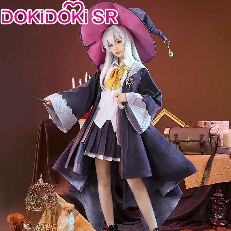 【Partially Ready For Ship】DokiDoki-SR Anime Wandering Witch: The Journey of Elaina Cosplay Costume Women Halloween - Image 5