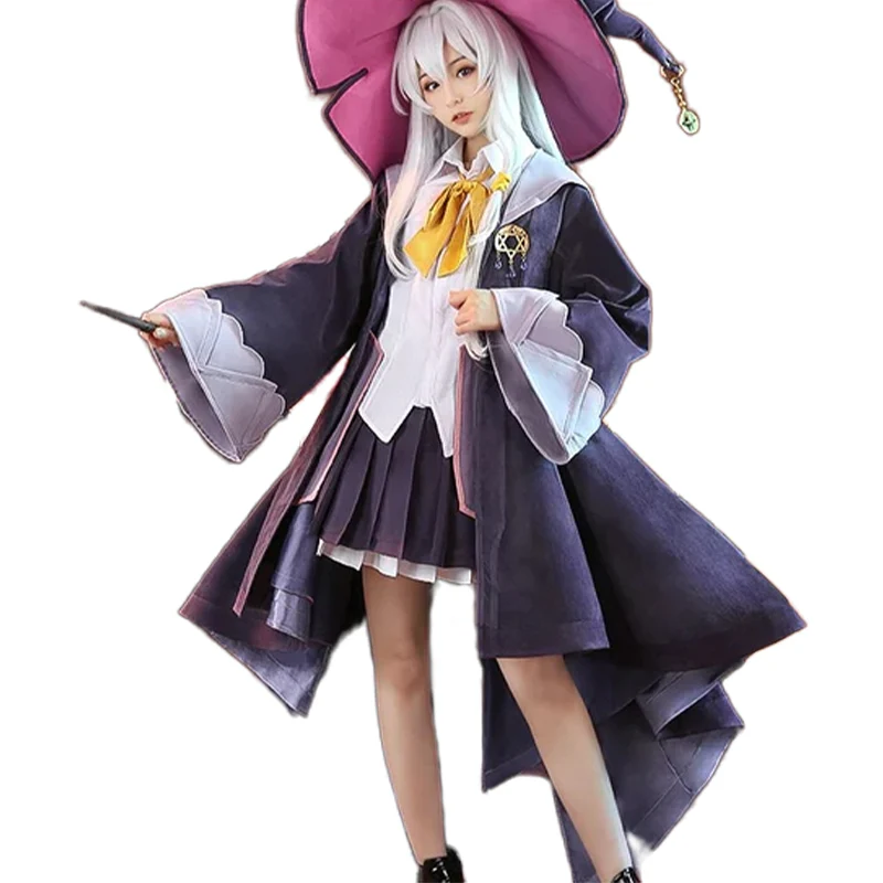 【Partially Ready For Ship】DokiDoki-SR Anime Wandering Witch: The Journey of Elaina Cosplay Costume Women Halloween - Image 6