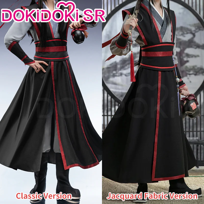 DokiDoki-SR Anime Mo Dao Zu Shi  Wei Wuxian Cosplay Costume Men Teenager Ver Wei Wu Xian Dao Mo To Shi MDZS