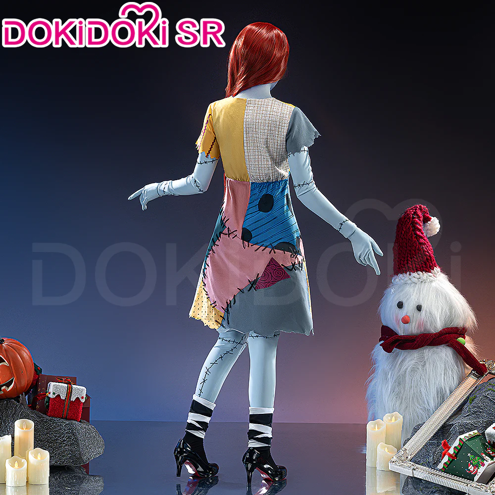 【Size S-3XL】DokiDoki-SR Movie Anime Cosplay Saally Costume Suit Helloween Dress / Bodysuit - Image 3