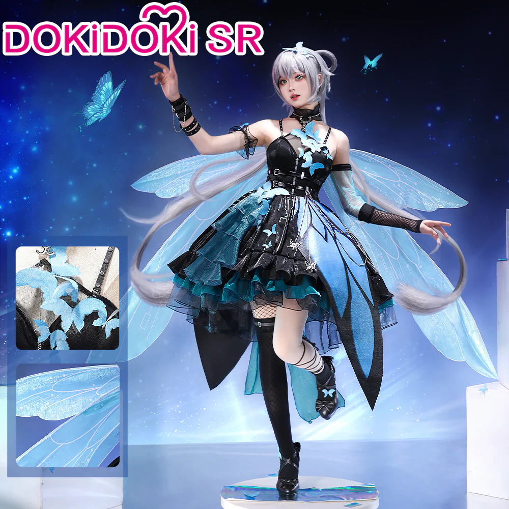 DokiDoki-SR VSINGER Cosplay Luo Tianyi Costume Summer Insects Luotianyi 9th Anniversary