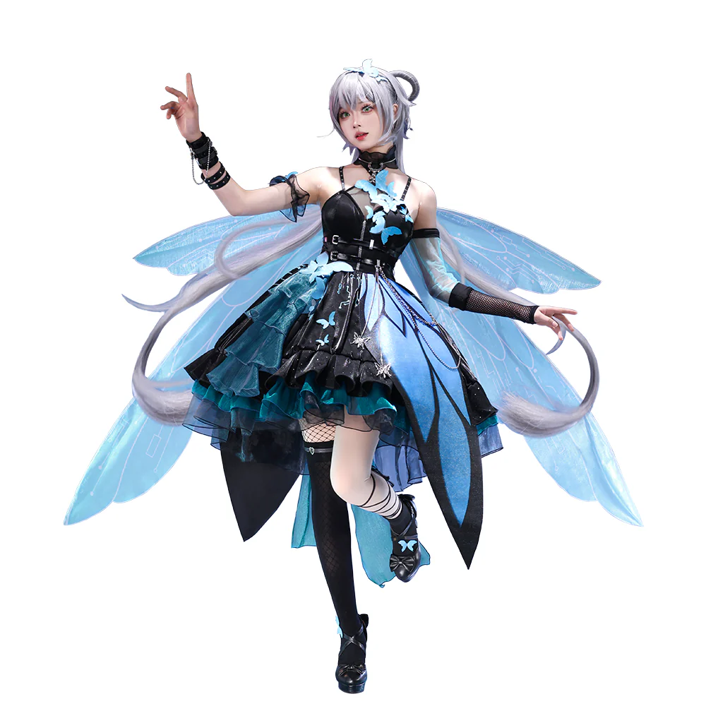 DokiDoki-SR VSINGER Cosplay Luo Tianyi Costume Summer Insects Luotianyi 9th Anniversary - Image 7