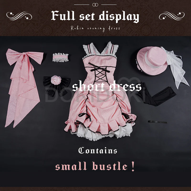 【Long Version Ready For Ship】【Short Ver. Last Batch】DokiDoki-SSR Anime Costume Lady Halloween Costume - Image 5