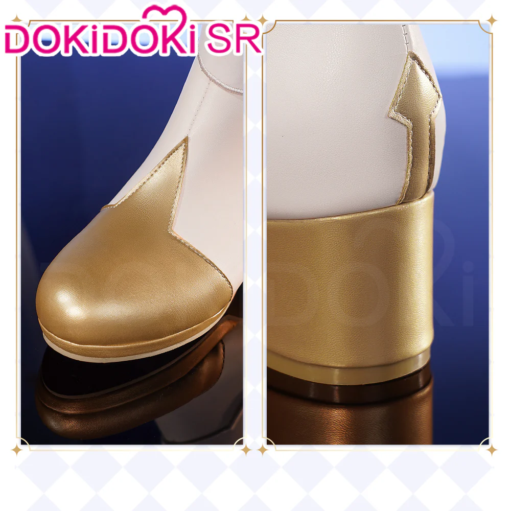 【Ready For Ship】【7 Diffrent Lights】DokiDoki-SSR Game Genshin Impact Traveler Lumine Cosplay Costume Ying /Shoes - Image 10
