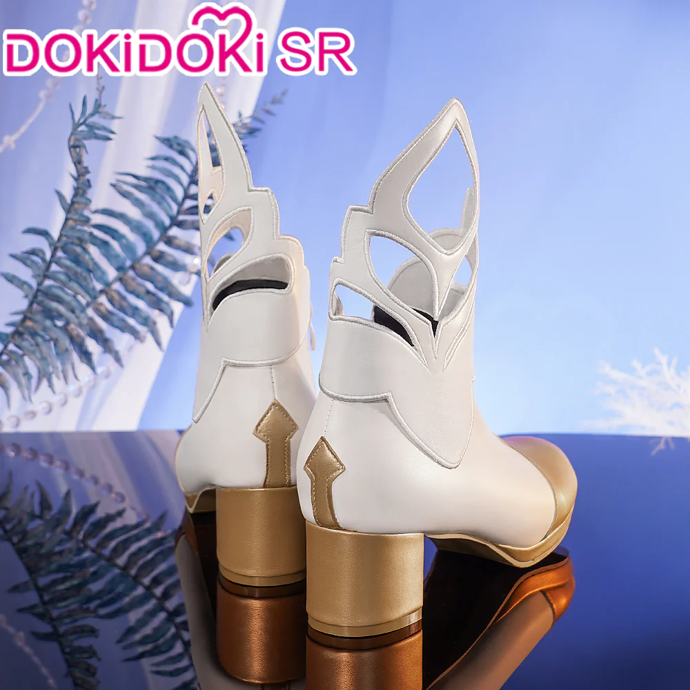 【Ready For Ship】【7 Diffrent Lights】DokiDoki-SSR Game Genshin Impact Traveler Lumine Cosplay Costume Ying /Shoes - Image 14