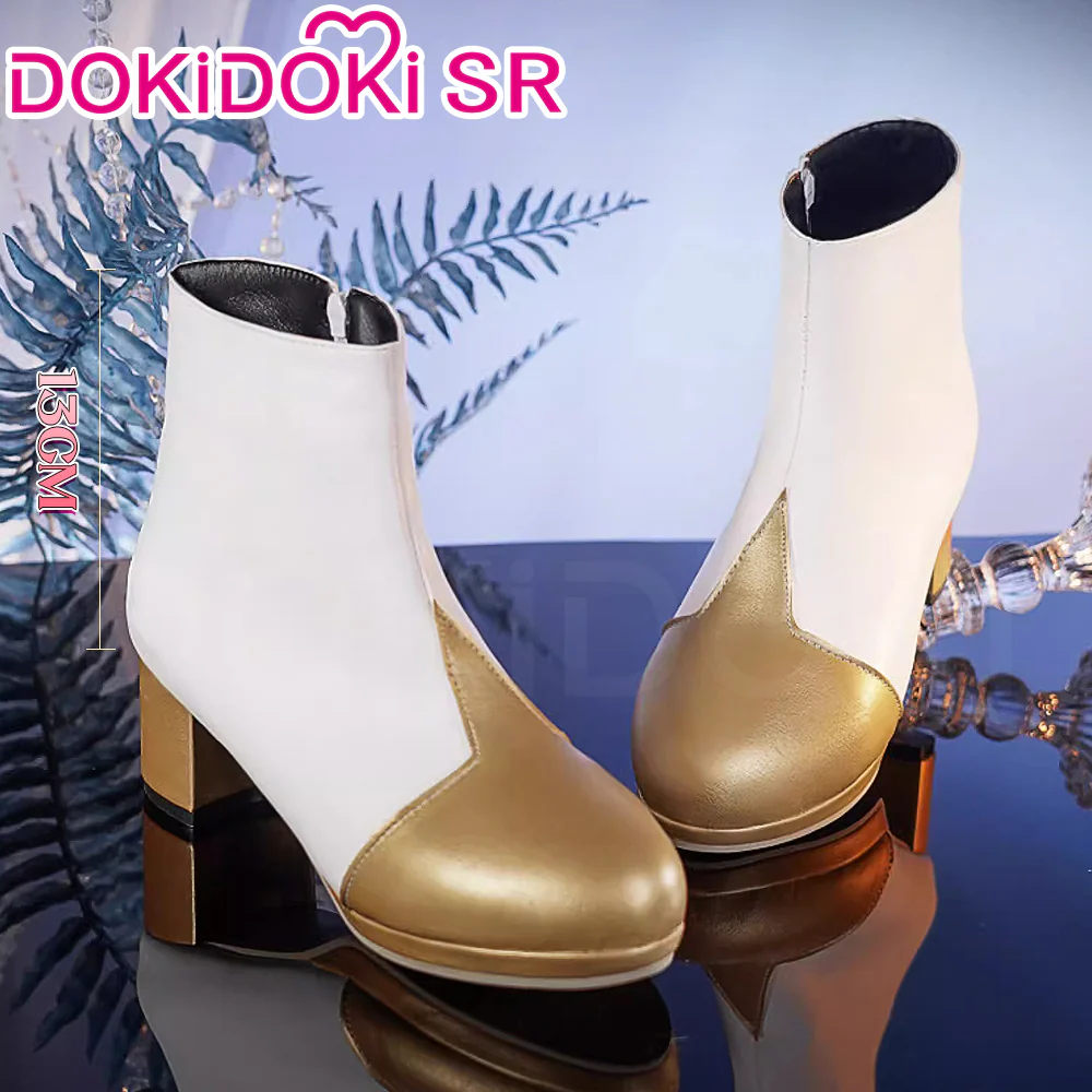 【Ready For Ship】【7 Diffrent Lights】DokiDoki-SSR Game Genshin Impact Traveler Lumine Cosplay Costume Ying /Shoes - Image 18