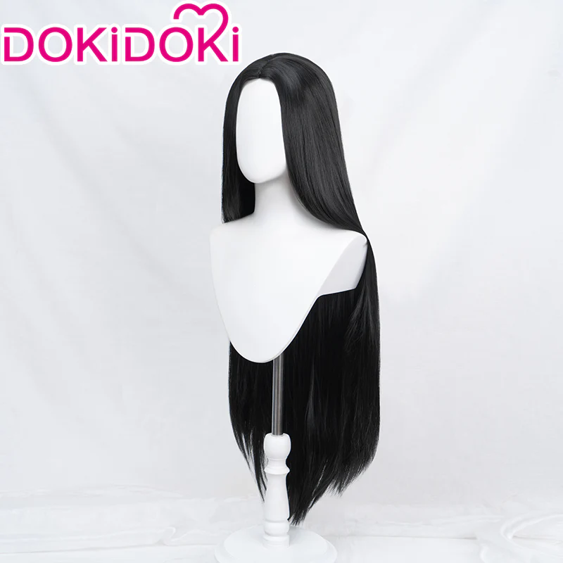【Ready For Ship】DokiDoki TV Cosplay Wig Long Straight Black Hair - Image 2