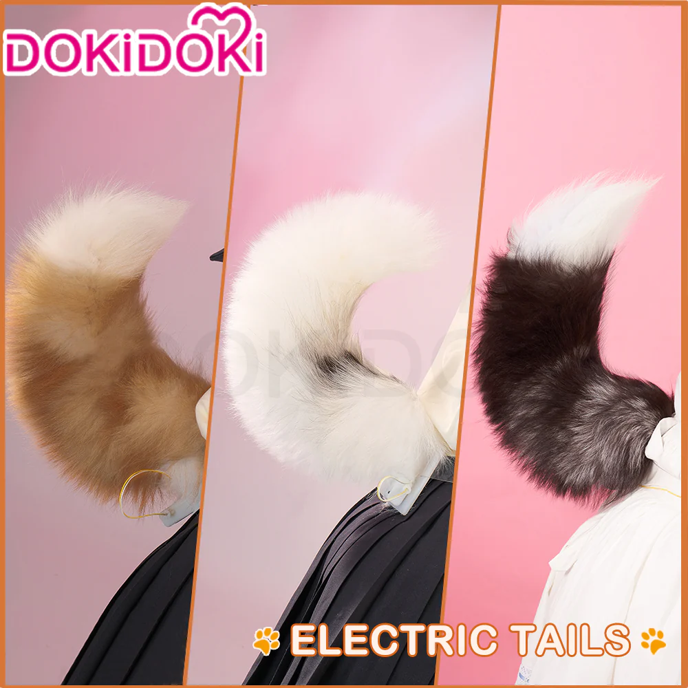 【IN STOCK】【Electric Ver.】DokiDoki Animal Electric Cute Corgi / Fox Furry Tail 40CM Prop