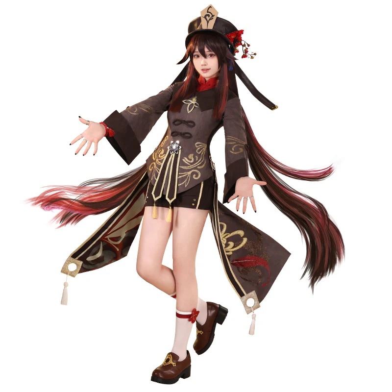 【Ready For Ship】【Size S-2XL】DokiDoki-SR Game Genshin Impact Hutao Cosplay Costume Hu Tao Costume Halloween - Image 13