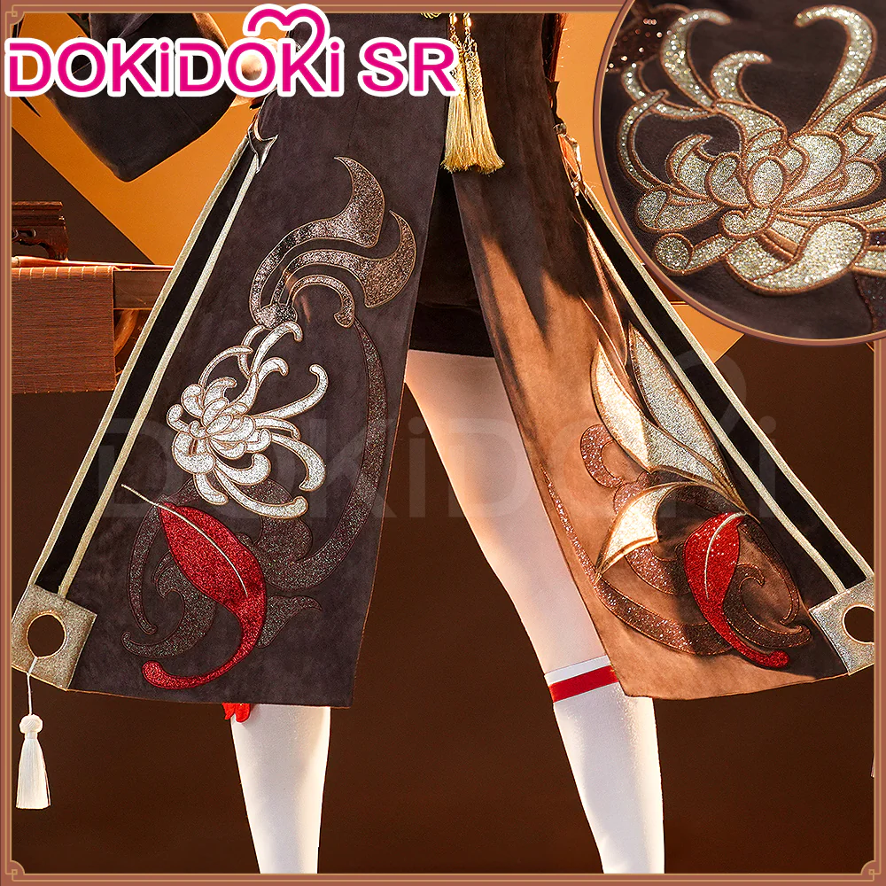 【Ready For Ship】【Size S-2XL】DokiDoki-SR Game Genshin Impact Hutao Cosplay Costume Hu Tao Costume Halloween - Image 2