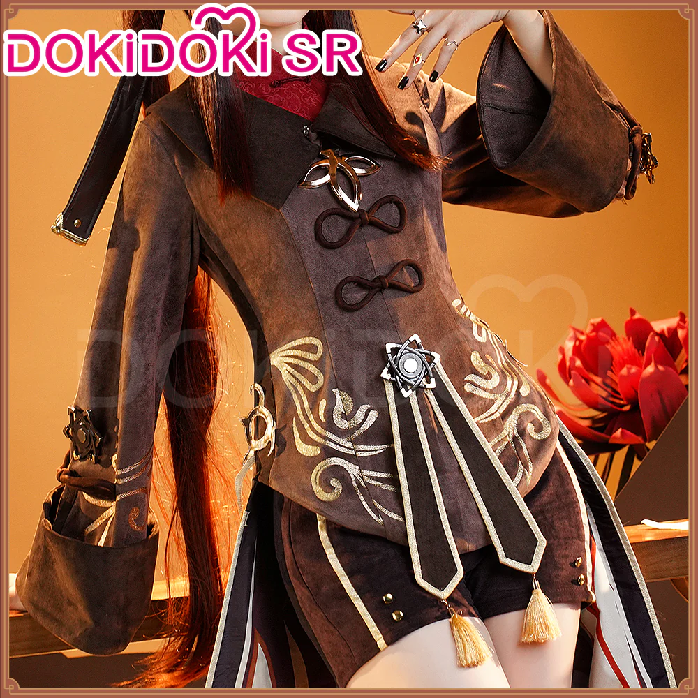 【Ready For Ship】【Size S-2XL】DokiDoki-SR Game Genshin Impact Hutao Cosplay Costume Hu Tao Costume Halloween - Image 3