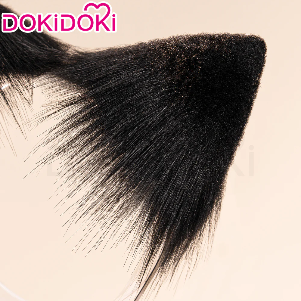 【Partially Ready For Ship】【Small Area Front Lace】DokiDoki Game Light and Night Cosplay Zayne / Osborn Wig / Glasses / Ears Short Straight Black Hair Xiao Yi Mullet Silent Radiance - Image 23