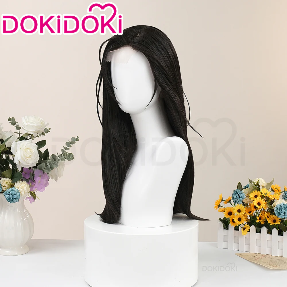 【Ready For Ship】【Front Lace】DokiDoki Manga Low Tide In Twilight Cosplay Yeo Wonyoung Wig Long Black Hair - Image 2