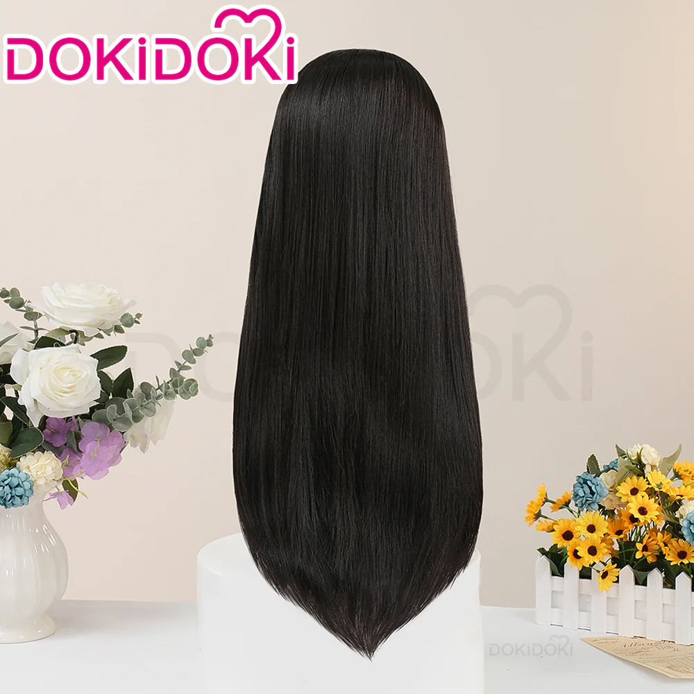 【Ready For Ship】【Front Lace】DokiDoki Manga Low Tide In Twilight Cosplay Yeo Wonyoung Wig Long Black Hair - Image 3