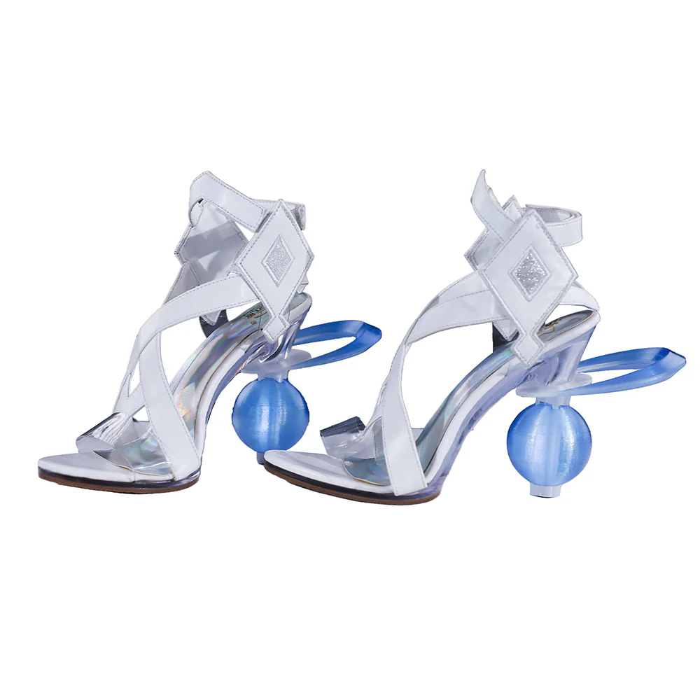 【Partially Ready For Ship】【Glowing】【Platform Sole】DokiDoki Game Genshin Impact Cosplay Columbina Shoes Moon Maiden Song of the Welkin Moon 11.5 CM - Image 11