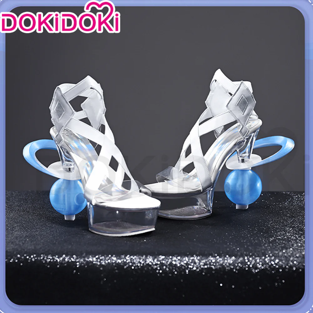 【Partially Ready For Ship】【Glowing】【Platform Sole】DokiDoki Game Genshin Impact Cosplay Columbina Shoes Moon Maiden Song of the Welkin Moon 11.5 CM - Image 7