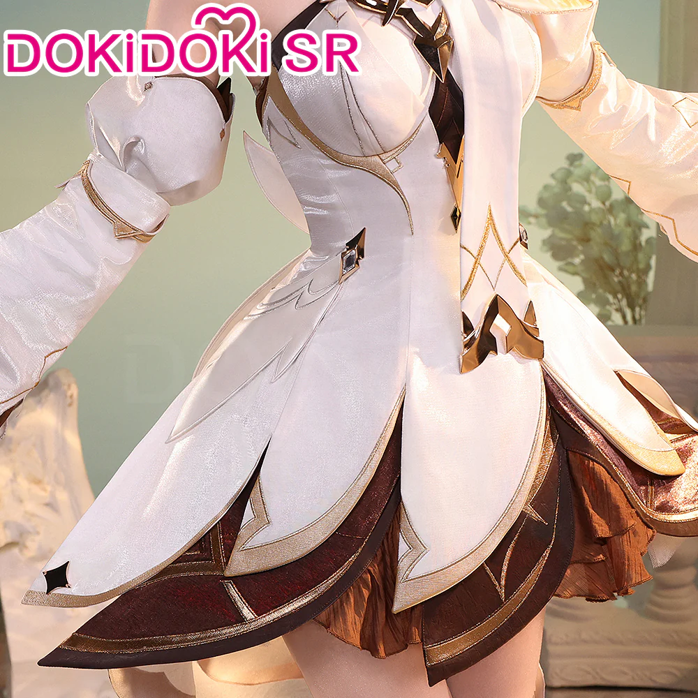 【Glowing】【Size S-2XL】DokiDoki-SR Genshin Impact Cosplay Traveler Lumine Costume Ying As Heaven and Earth Are Made Anew - Image 4