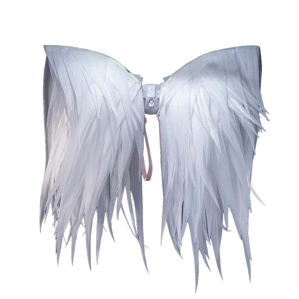 【In Stock】【150CM】DokiDoki Anime Game Cosplay Prop Electric White Wing - Image 3