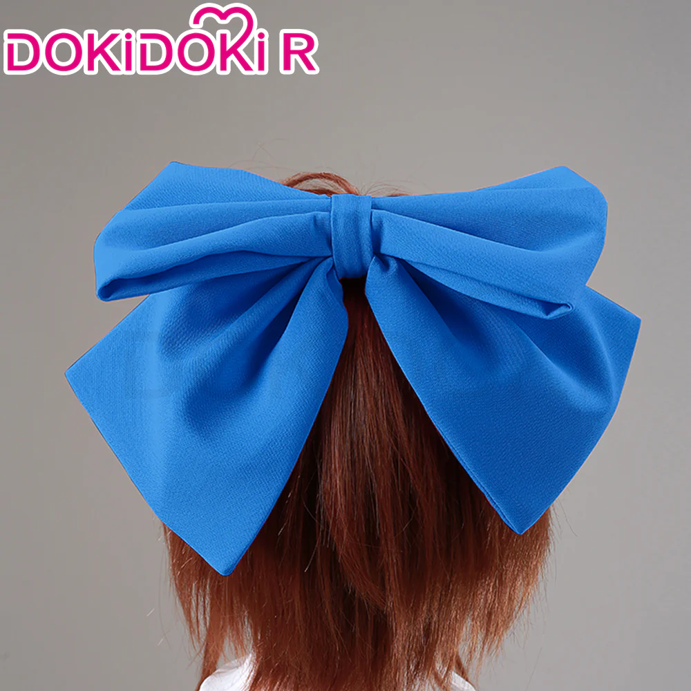 【In Stock】【Size XS-2XL】DokiDoki-R  Anime Card Captor Sakura Cosplay Kinomoto Sakura Alice Costume White Blue Dress / Bow Accessory - Image 6