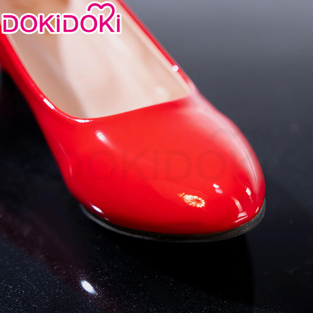 【In Stock】【5.5CM】DokiDoki Height Increasing Shoes Female Cosplay Shoes High-Heeled Red Shoes - Image 3