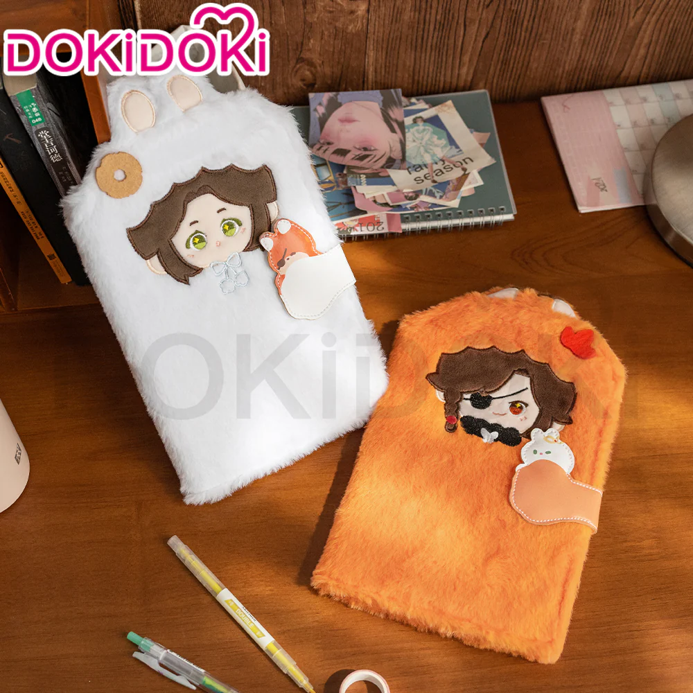 DokiDoki Anime Heaven Official's Blessing XieLian/HuaCheng Plush Notebook Cover Tian Guan Ci Fu TGCF