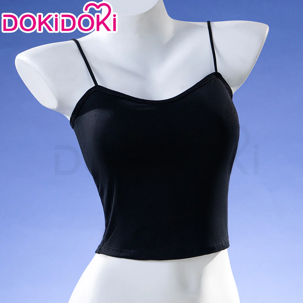 【In Stock】DokiDoki Cosplay Corset Spider Web Vest White / Black Costume Halloween - Image 5