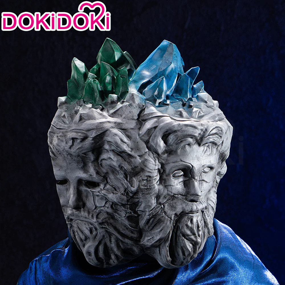 【In Stock】DokiDoki Game Cosplay Halloween Dragon Head Covering Mask - Image 2