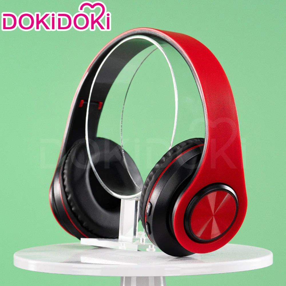 【In Stock】DokiDoki Game Cosplay Red Headphone - Image 2