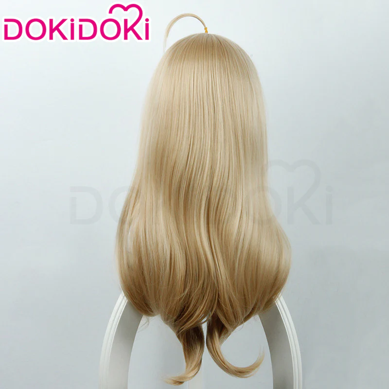 【Ready For Ship】DokiDoki Game Cosplay Wig Long Blonde Hair - Image 2