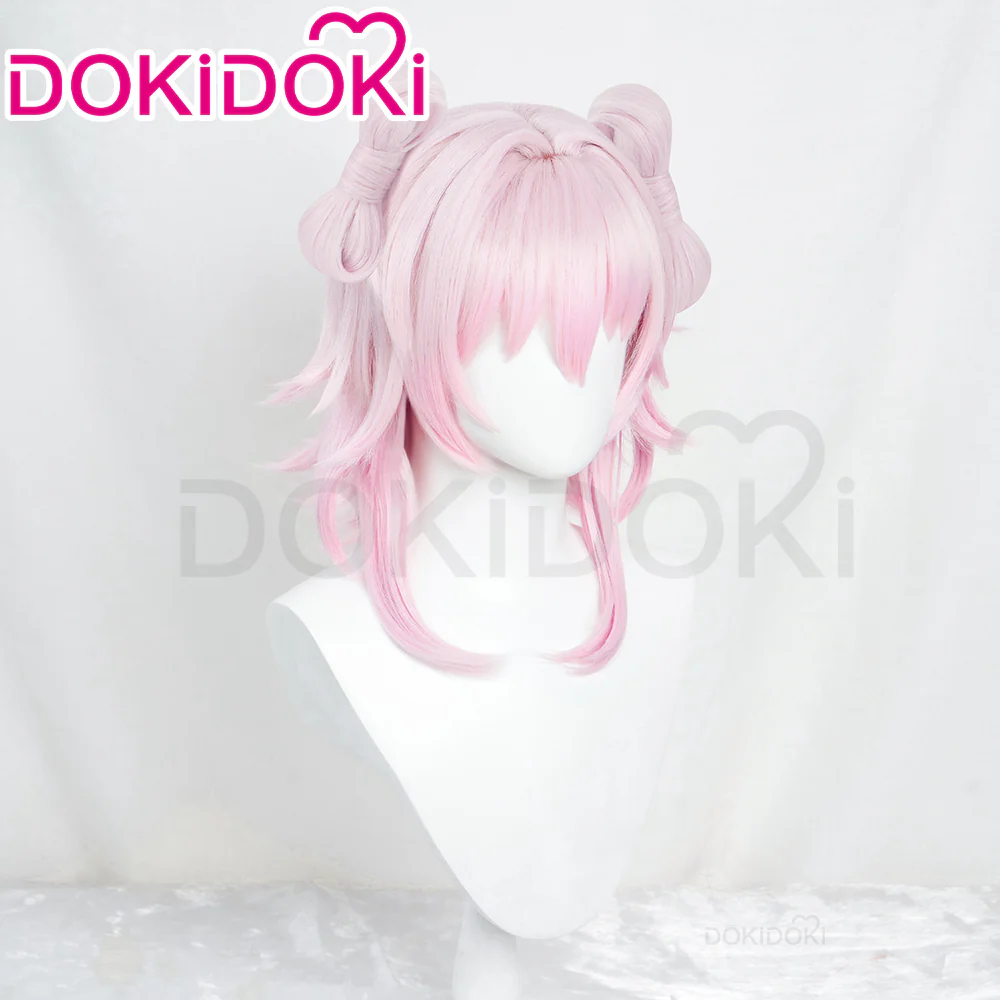 【Partially Ready For Ship】DokiDoki Game Honkai: Star Rail Cosplay March 7th  Wig / Earclip Short Pink Nascent Spring - Image 8