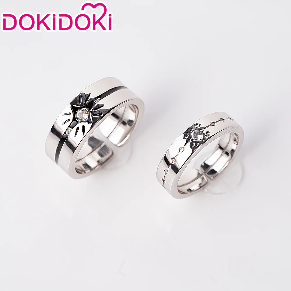 【In Stock】DokiDoki Game Love And Deepspace Cosplay Xavier / Sylus / Zayne / Rafayel Ring Level 100 Couple's Rings - Image 2