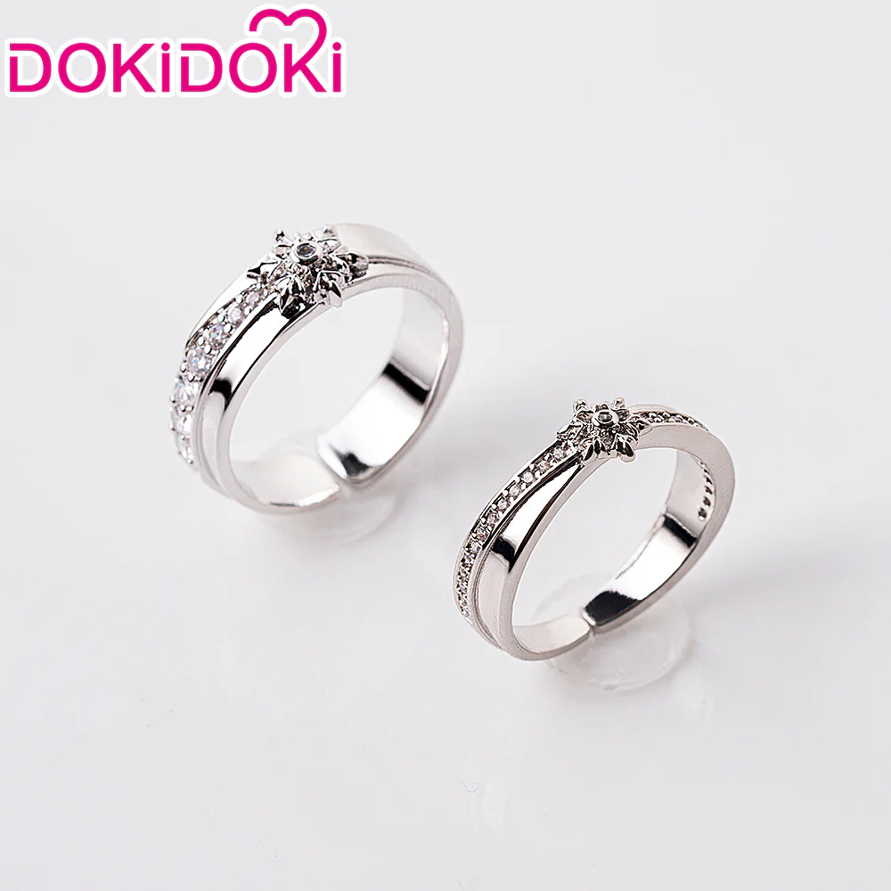 【In Stock】DokiDoki Game Love And Deepspace Cosplay Xavier / Sylus / Zayne / Rafayel Ring Level 100 Couple's Rings - Image 4