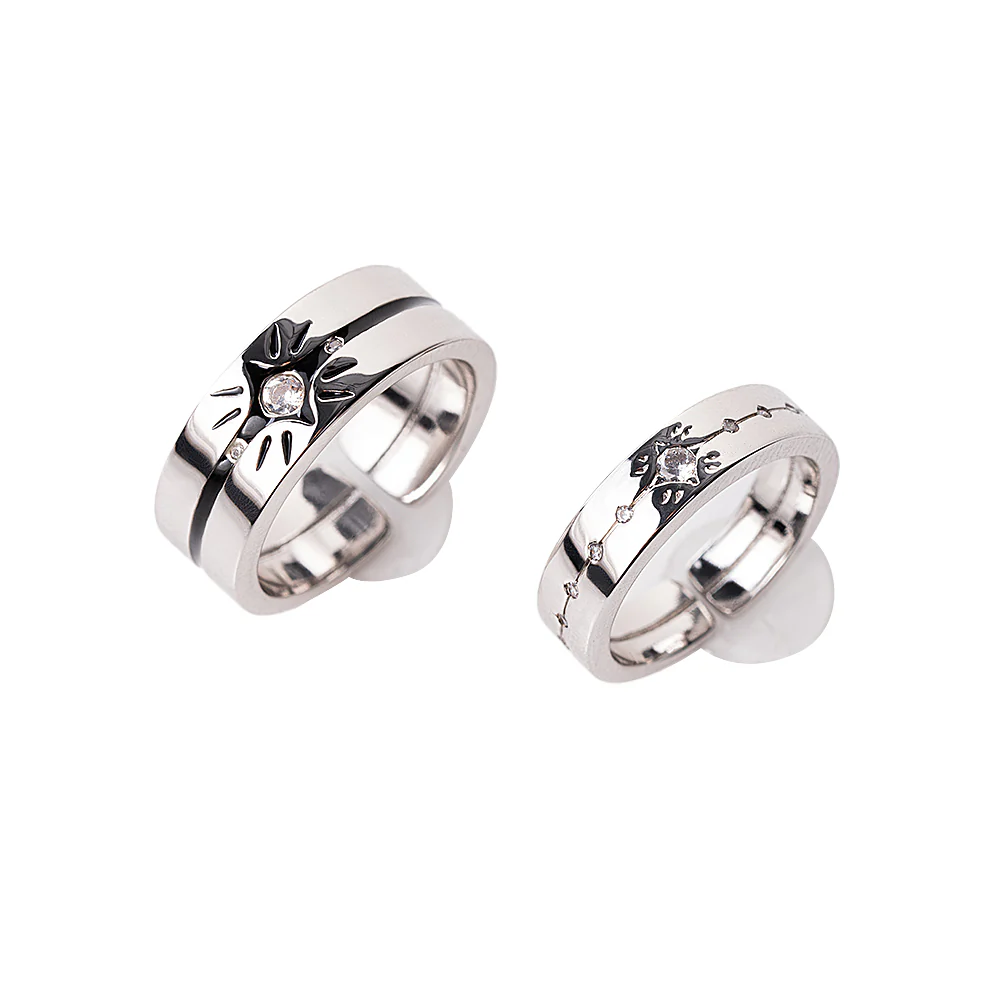 【In Stock】DokiDoki Game Love And Deepspace Cosplay Xavier / Sylus / Zayne / Rafayel Ring Level 100 Couple's Rings - Image 5