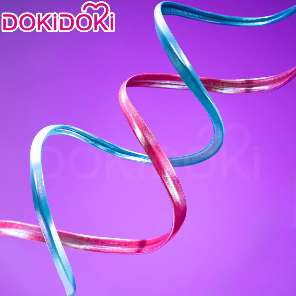 【Dye Gradient Ver Ready For Ship】DokiDoki Game NEEDY GIRL OVERDOSE Cosplay KAngel Wig Long Straight Blonde Purple Hightlight Gradient Hair Blue Pink Double Ponytails Needy Streamer Overload - Image 18