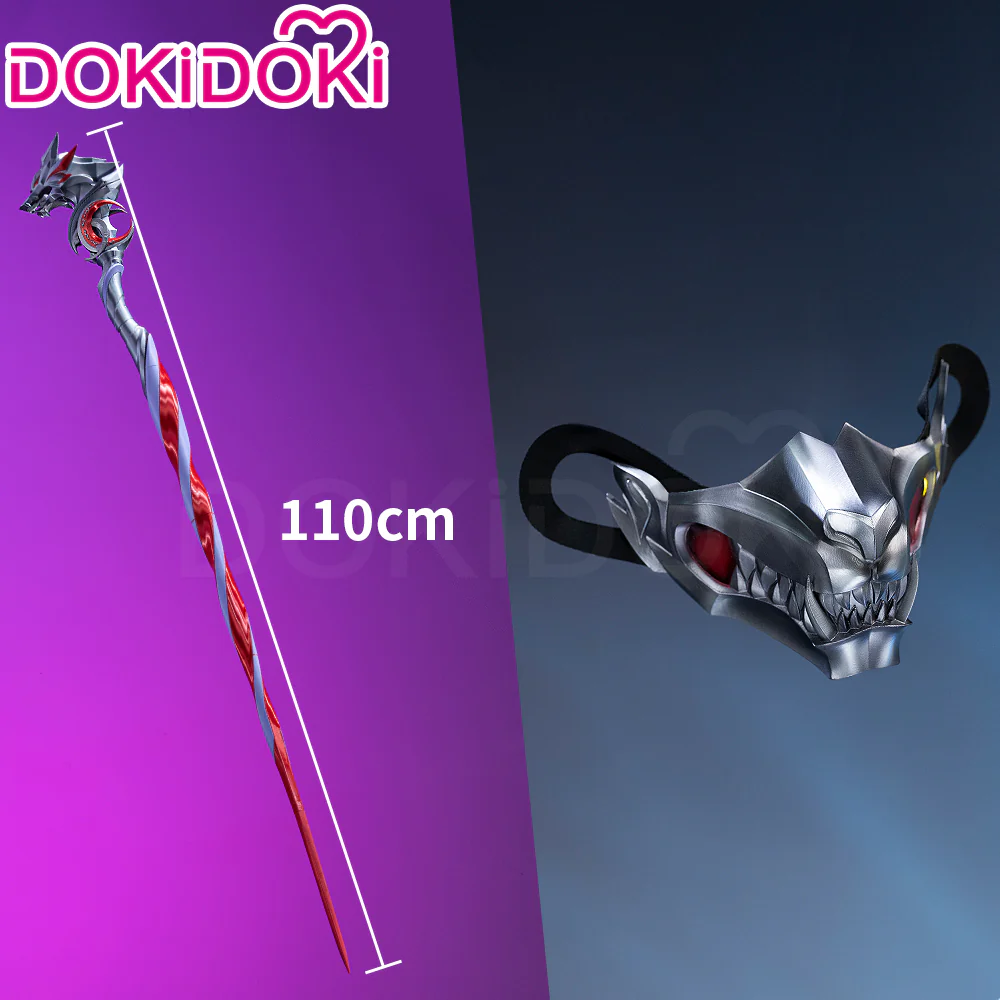 【In Stock】DokiDoki Honkai: Star Rail Cosplay Ashveil Prop Cane / Mask Planarcadia