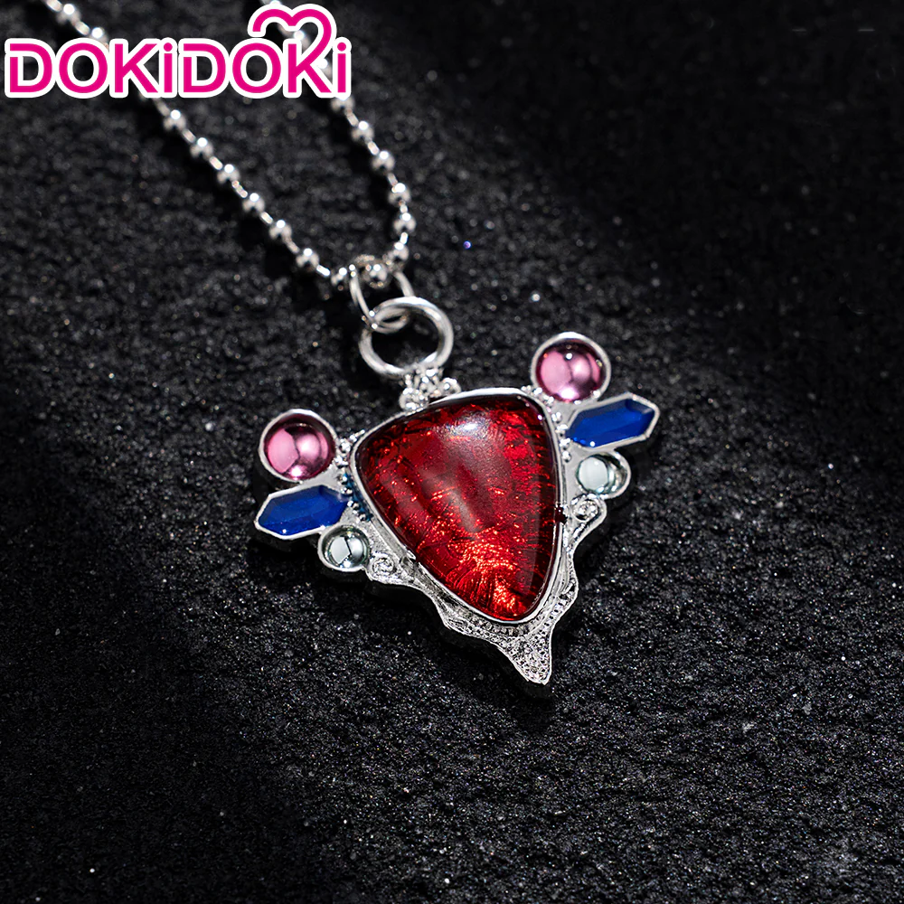 【In Stock】DokiDoki Mange Anime Cosplay Prop Necklace Red Stone of Aja Super Aja The Stand Arrow