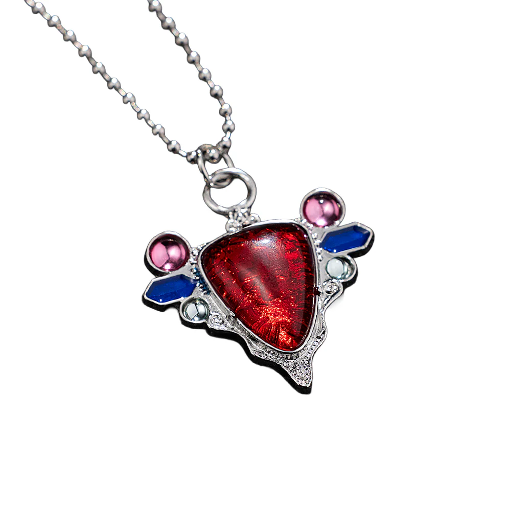 【In Stock】DokiDoki Mange Anime Cosplay Prop Necklace Red Stone of Aja Super Aja The Stand Arrow - Image 2