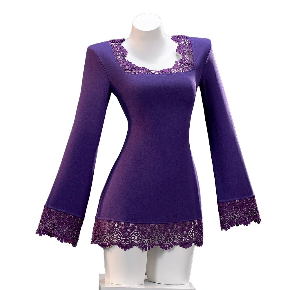 【In Stock】【Size XS-3XL】DokiDoki-N Anime Cosplay  Women Costume Purple Dress Suit - Image 5