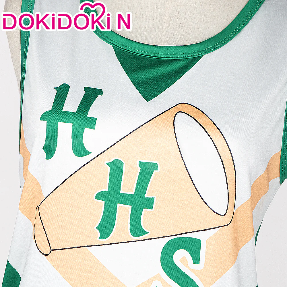 【Ready For Ship】【Last Batch】DokiDoki-N TV Season 4 Cosplay Cheerleaders Costume Green Dress - Image 3