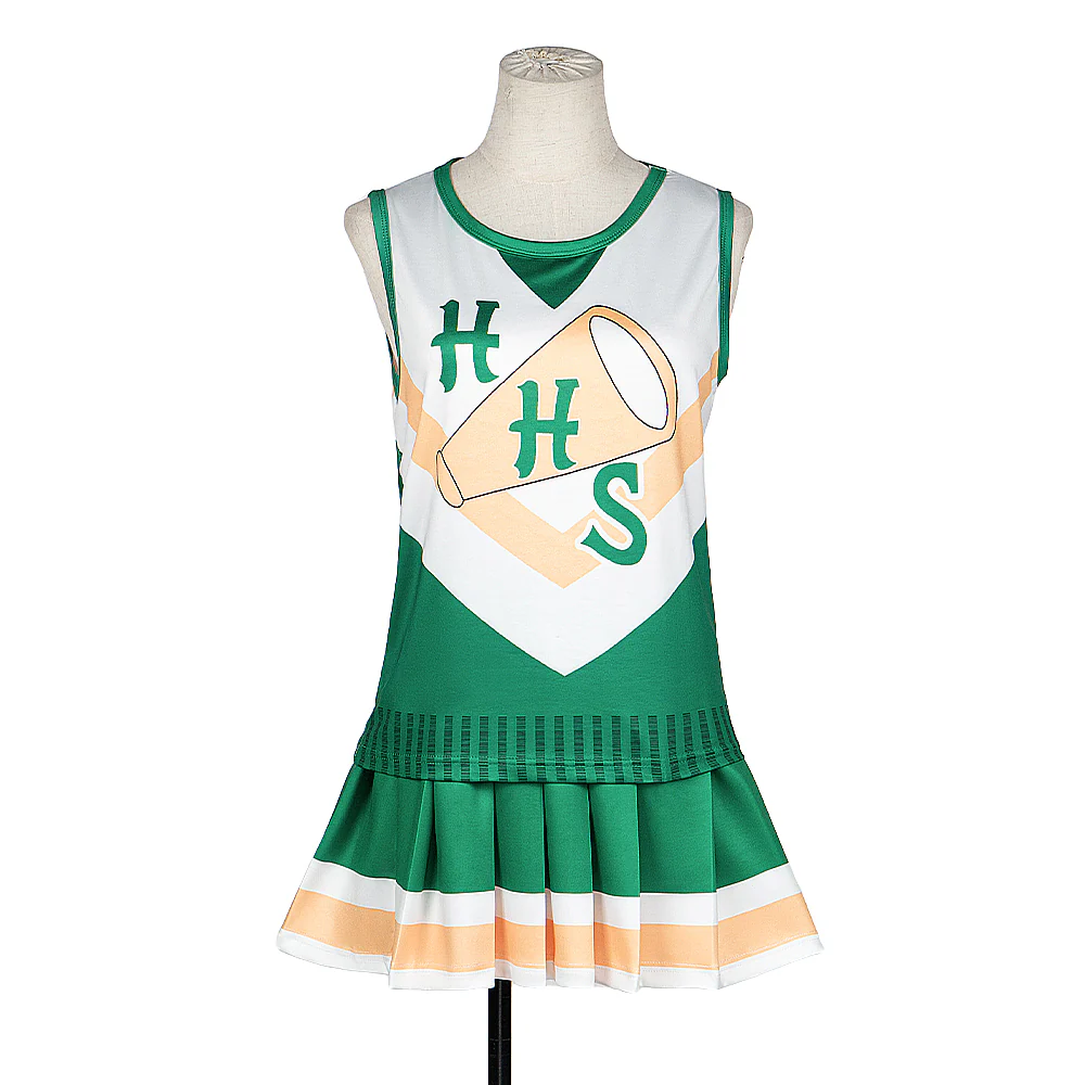 【Ready For Ship】【Last Batch】DokiDoki-N TV Season 4 Cosplay Cheerleaders Costume Green Dress - Image 5