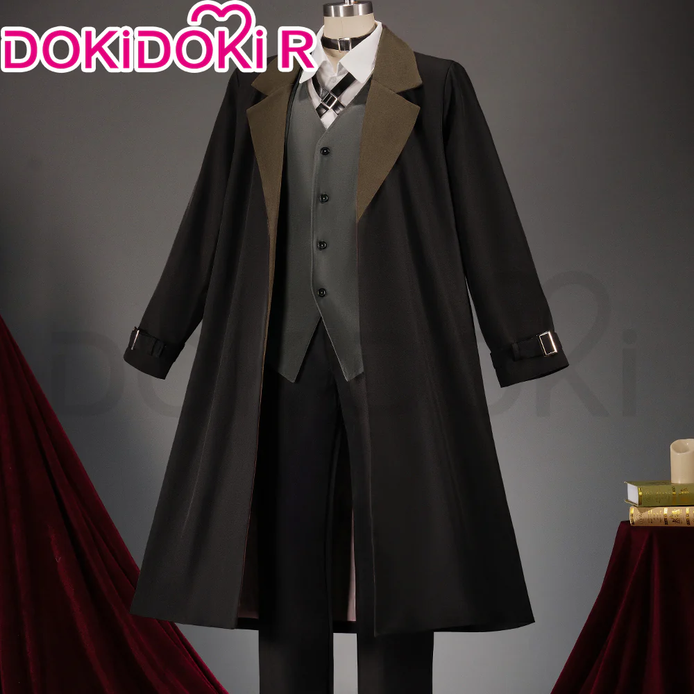 【In Stock】DokiDoki-R Anime Cosplay Costume Black Grey Suit Casual Wear