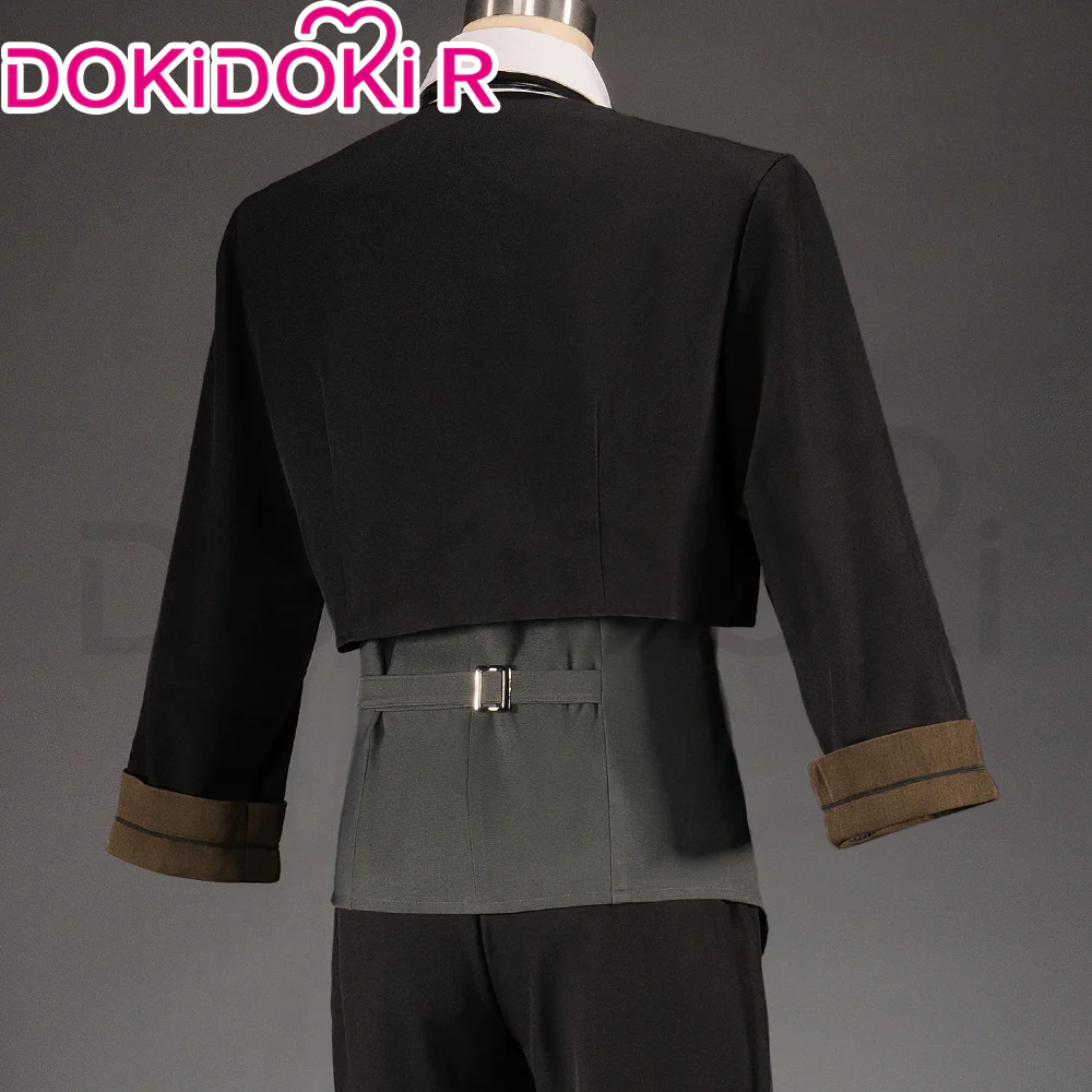 【In Stock】DokiDoki-R Anime Cosplay Costume Black Grey Suit Casual Wear - Image 3