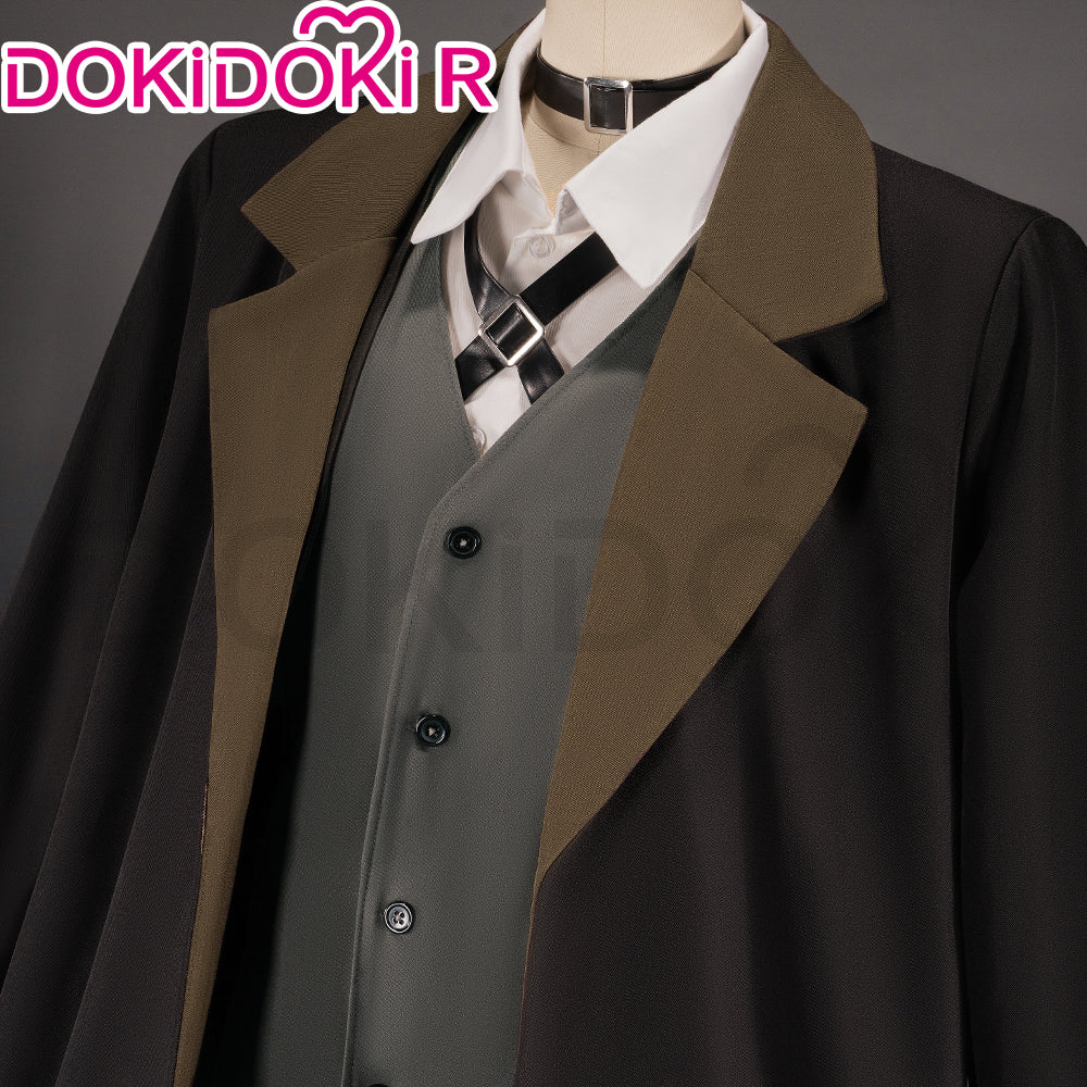 【In Stock】DokiDoki-R Anime Cosplay Costume Black Grey Suit Casual Wear - Image 4