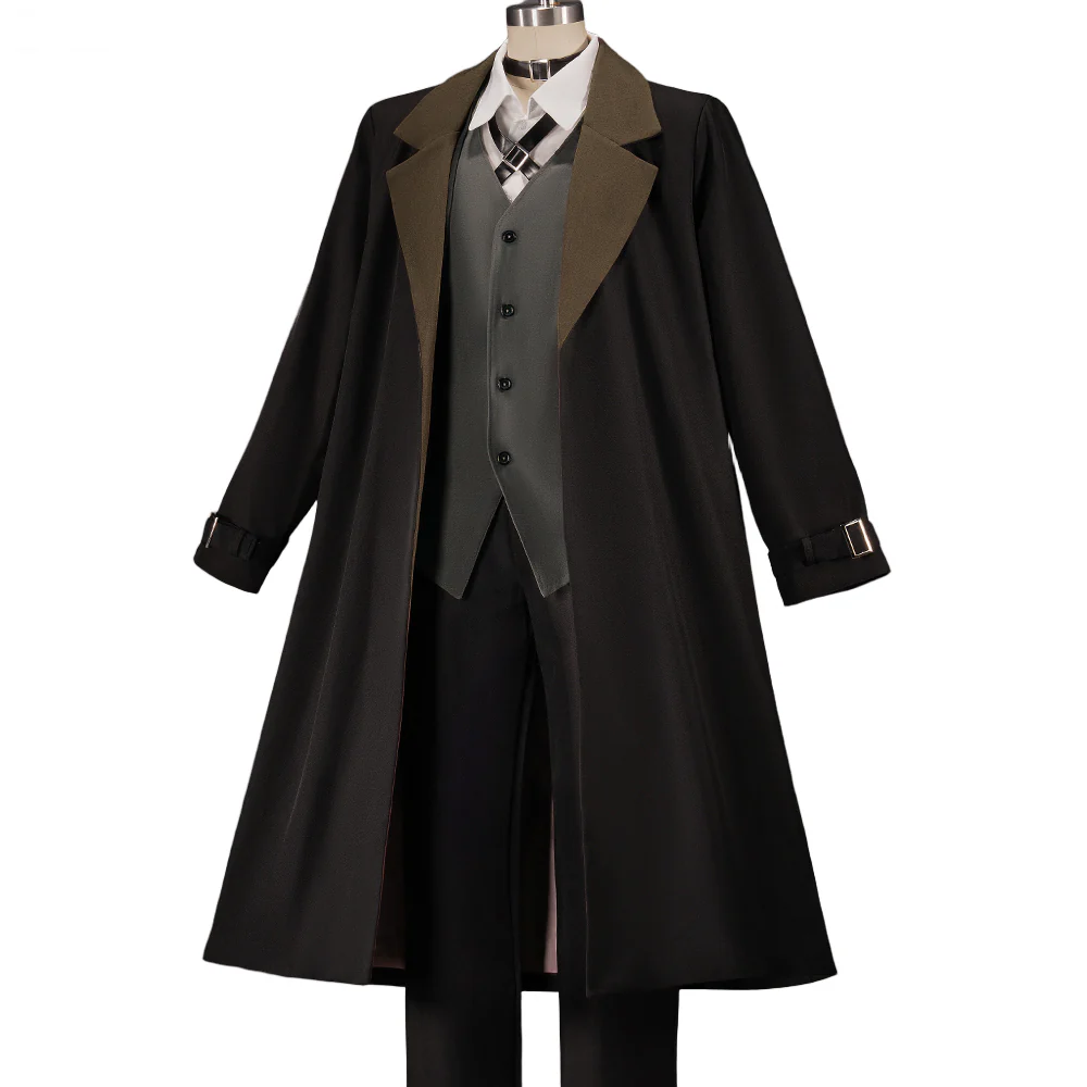 【In Stock】DokiDoki-R Anime Cosplay Costume Black Grey Suit Casual Wear - Image 6